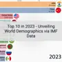 Top 10 in 2023 - Unveiling World Demographics via IMF Data