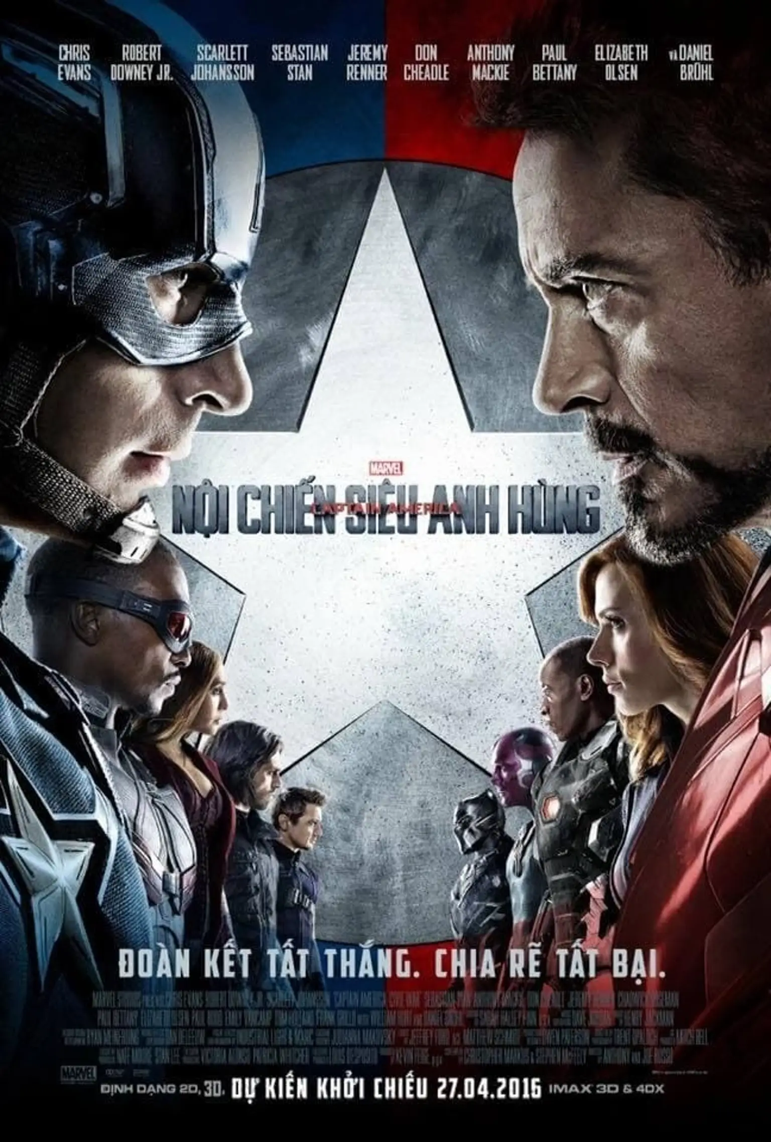Đoàn kết tất thắng. Chia rẽ tất bại. | Captain America: Nội Chiến Siêu Anh Hùng